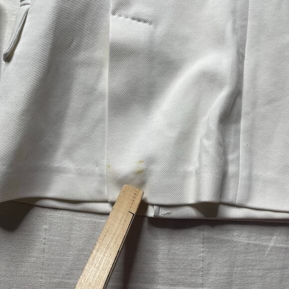 Polo Ralph Lauren White Double Breasted Blazer Sz 8 Women's Office Professional - Picture 6 of 10